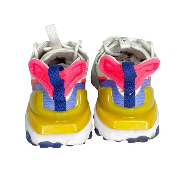 NIKE NSW React Vision Running Shoes White Astronomy Blue Womens Size US 7 UK 4.5 - Picture 7 of 11